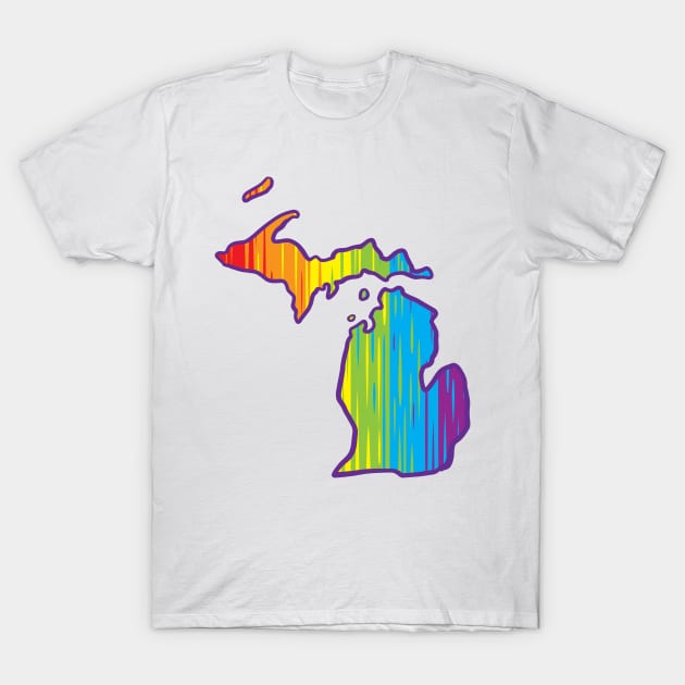 Michigan Pride T-Shirt by Manfish Inc.